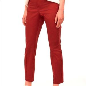 Salmon Ankle-Length Slacks
